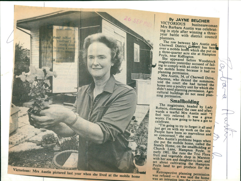 Mrs. Barbara Austin - Vintage Photograph