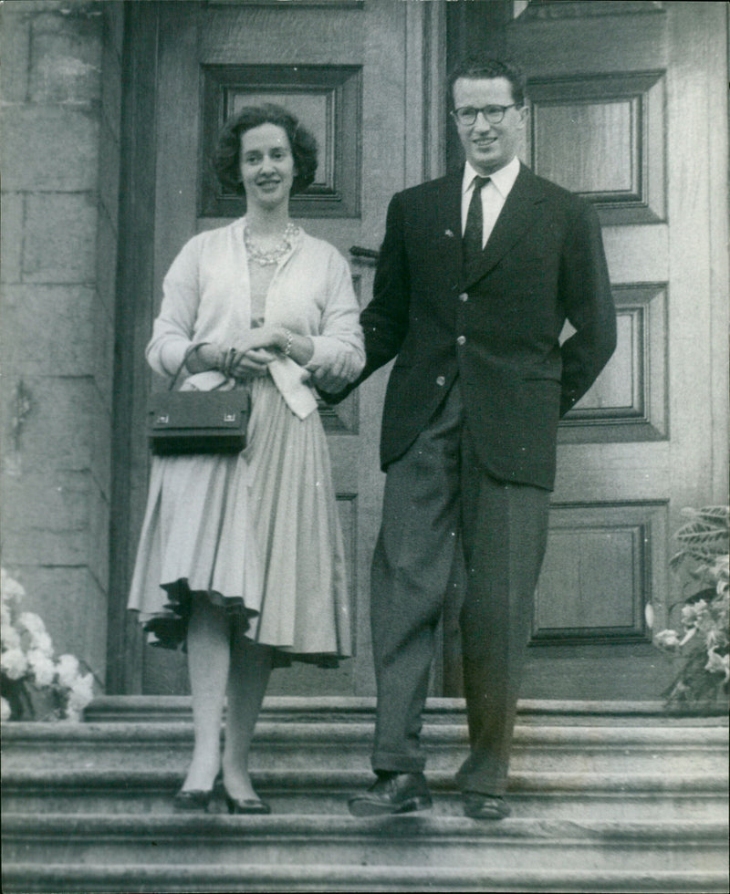 King Baudouin & Queen Fabiola - Vintage Photograph