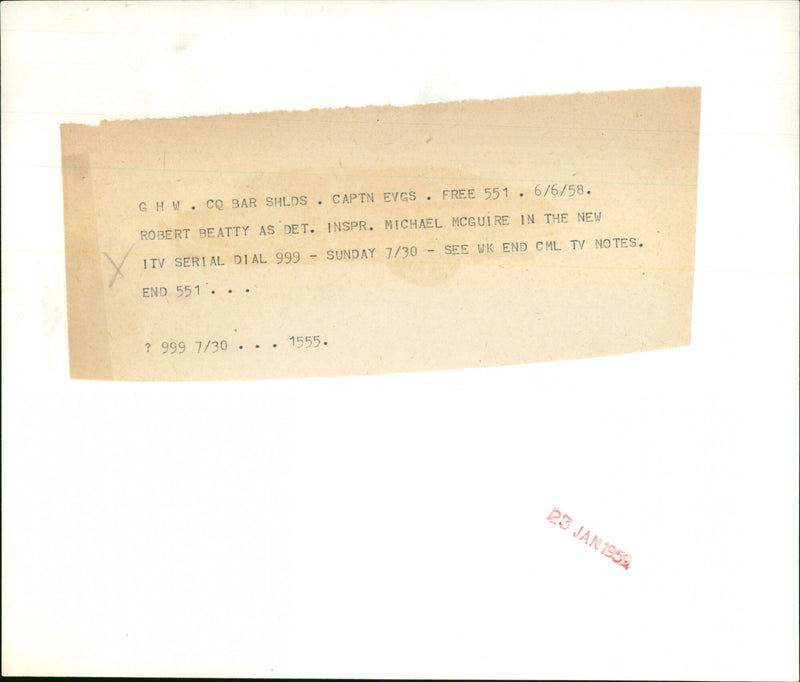 Robert Beatty - Vintage Photograph