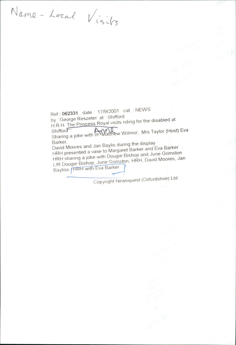 Princess Anne - Vintage Photograph