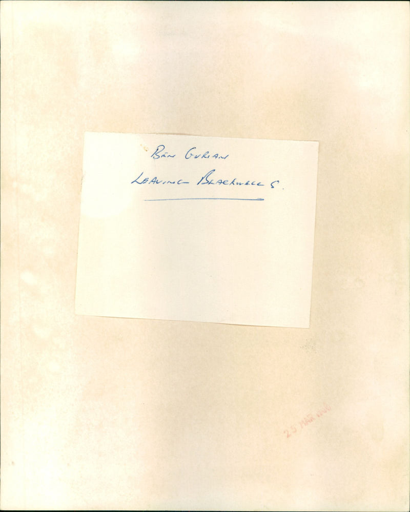 David Ben-Gurion - Vintage Photograph