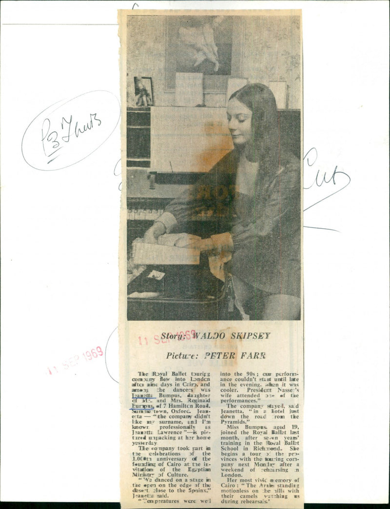 Jeanetta Christine Bumpus - Vintage Photograph