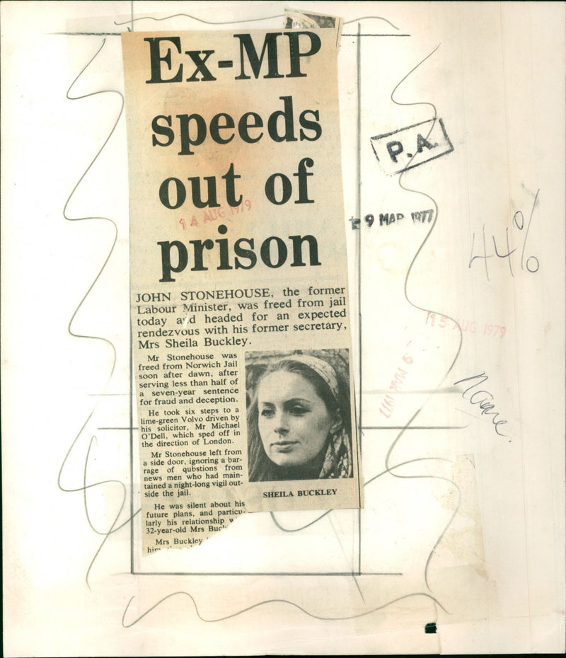 Sheila Buckley - Vintage Photograph