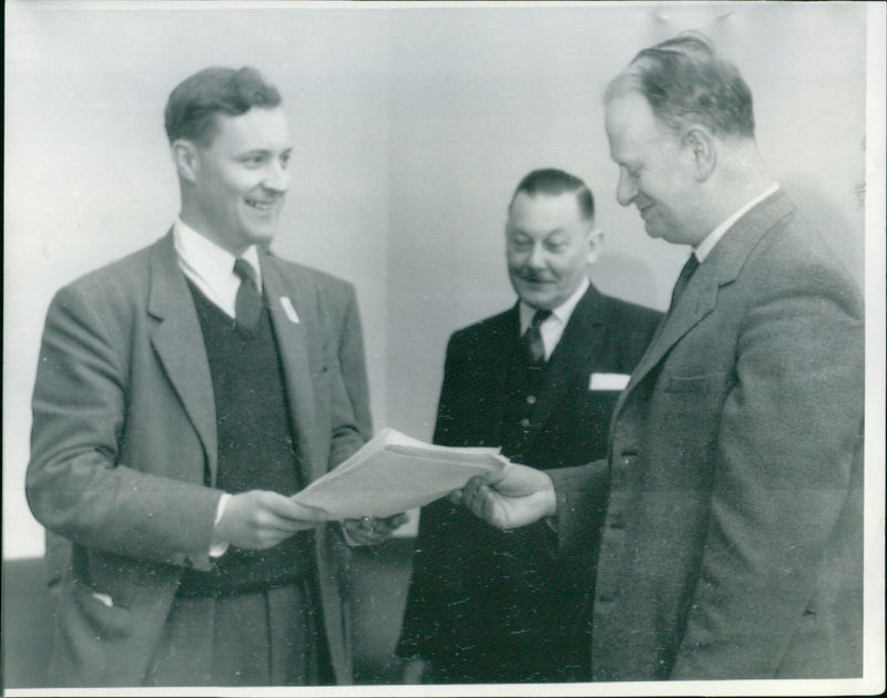 T.J. Urwin, Anthony Wedgwood Benn - Vintage Photograph