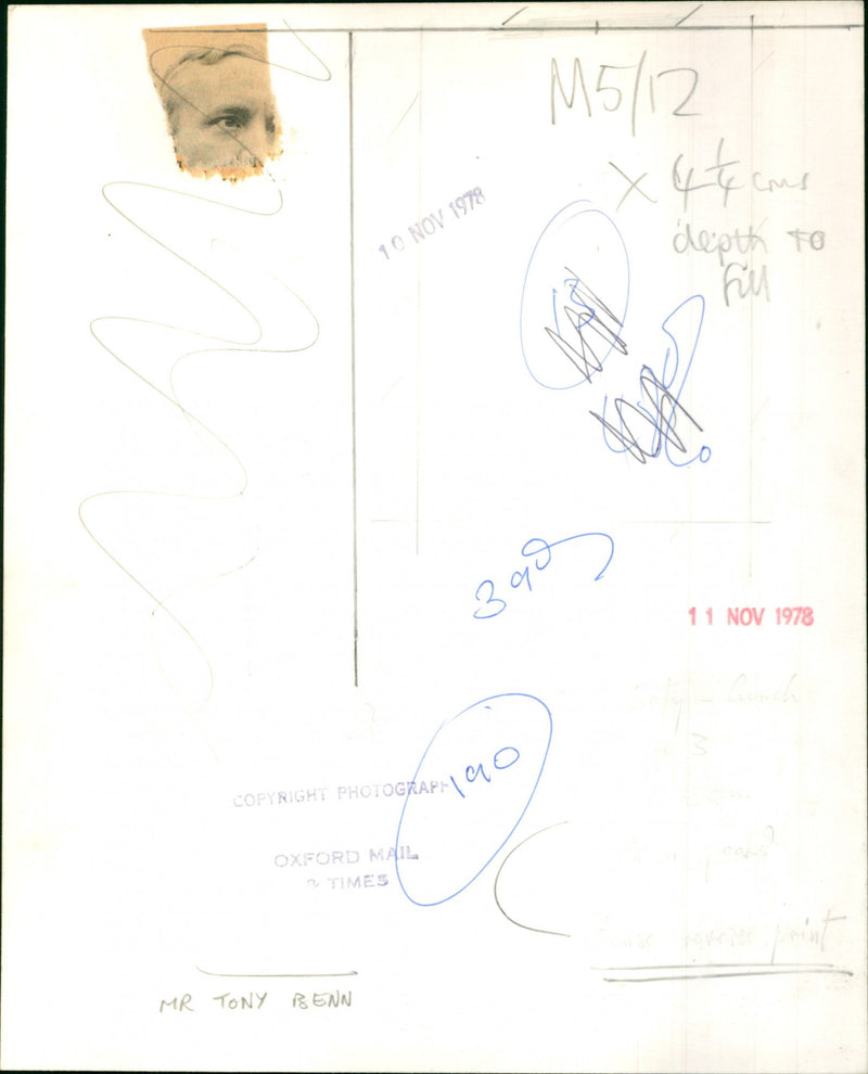 Tony Benn - Vintage Photograph