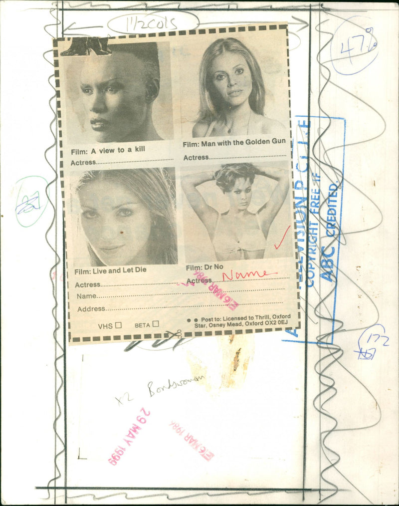 Ursula Andress - Vintage Photograph