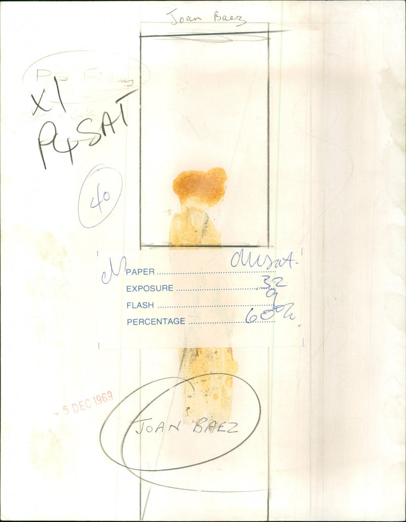 Joan Baez - Vintage Photograph