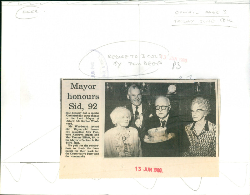 Sid Bellamy - Vintage Photograph