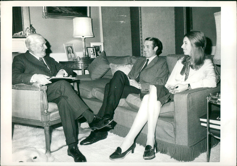Princess Anne and Captain Mark Phillips - Vintage Photograph