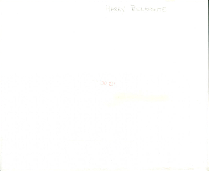 Harry Belafonte - Vintage Photograph