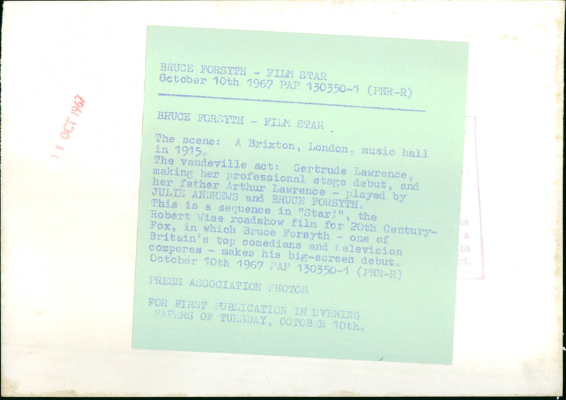 Julie Andrews - Vintage Photograph