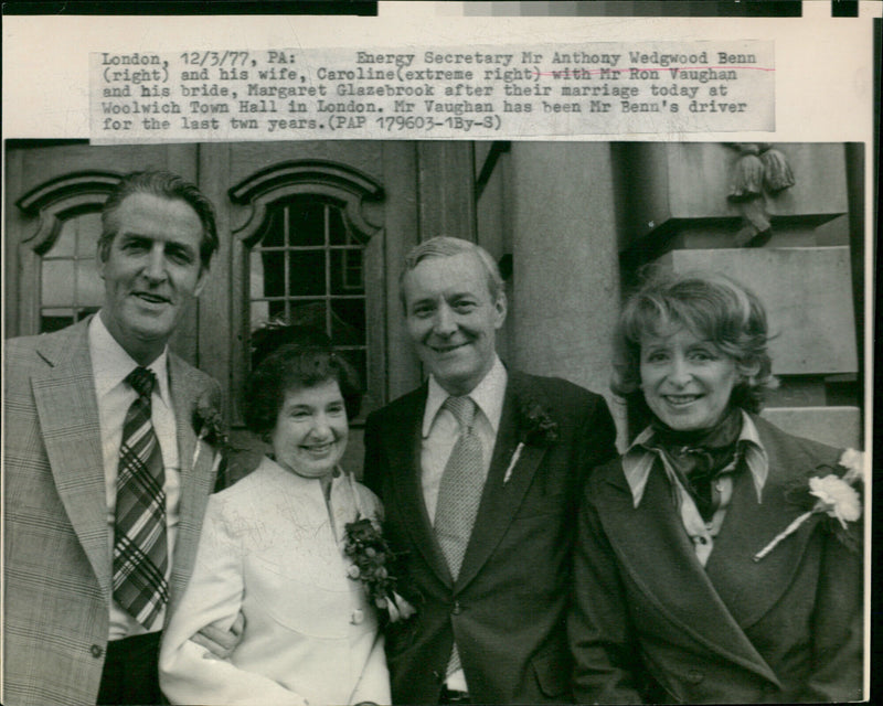 Tony Benn - Vintage Photograph