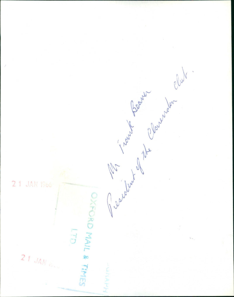 Frank Beaver - Vintage Photograph