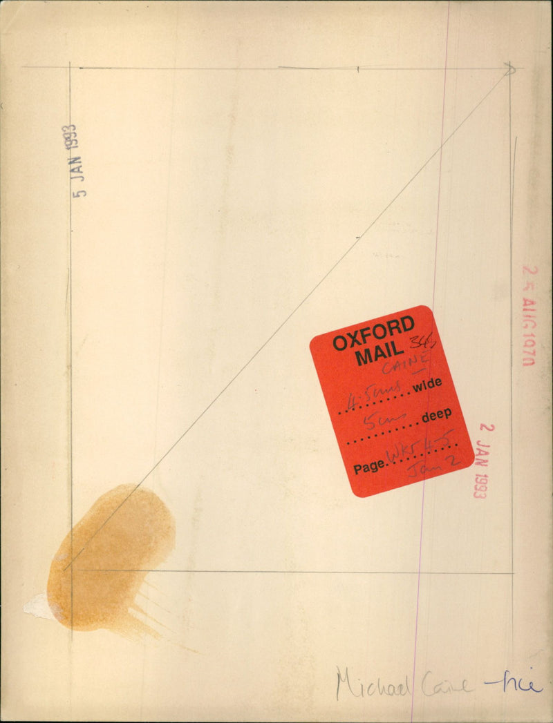 Michael Caine - Vintage Photograph