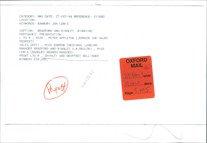 Shirley and Geoffrey Bellinger - Vintage Photograph