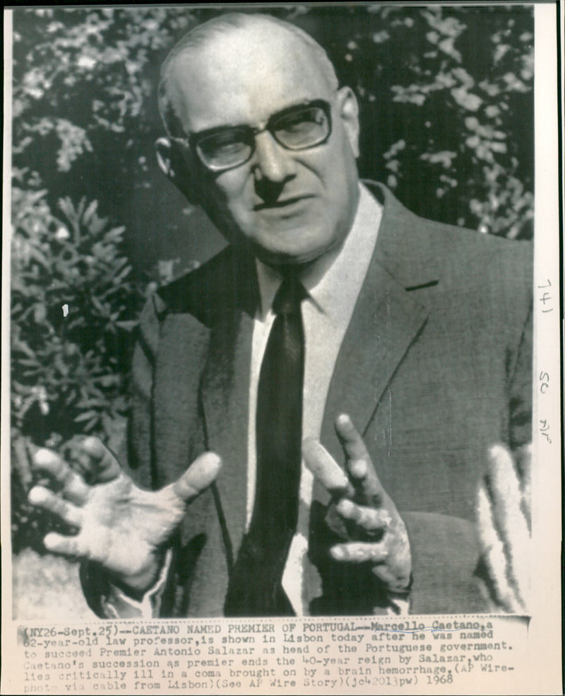 Marcello Caetano - Vintage Photograph