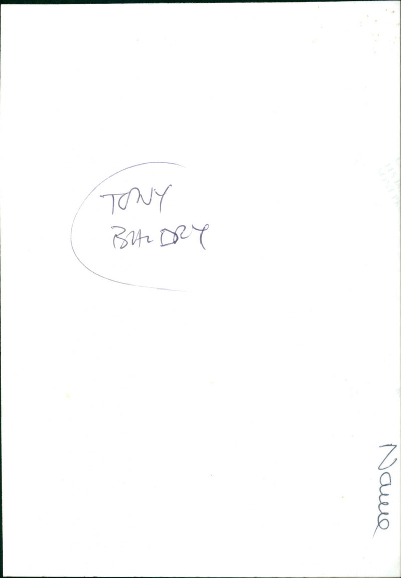 Tony Baldry MP - Vintage Photograph