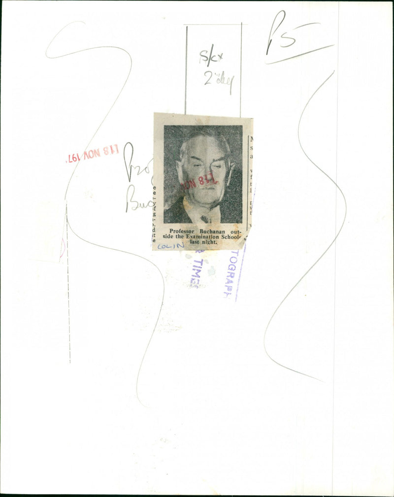 Colin Buchanan - Vintage Photograph