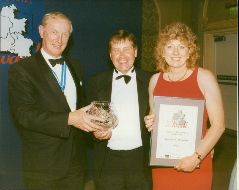 John Bridgeman, Bill and Rosemary Buchan - Vintage Photograph