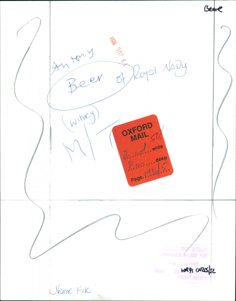 Antony Beer - Vintage Photograph