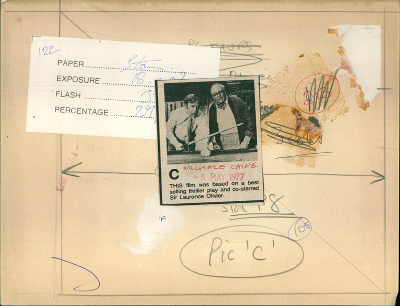 Michael Caine - Vintage Photograph