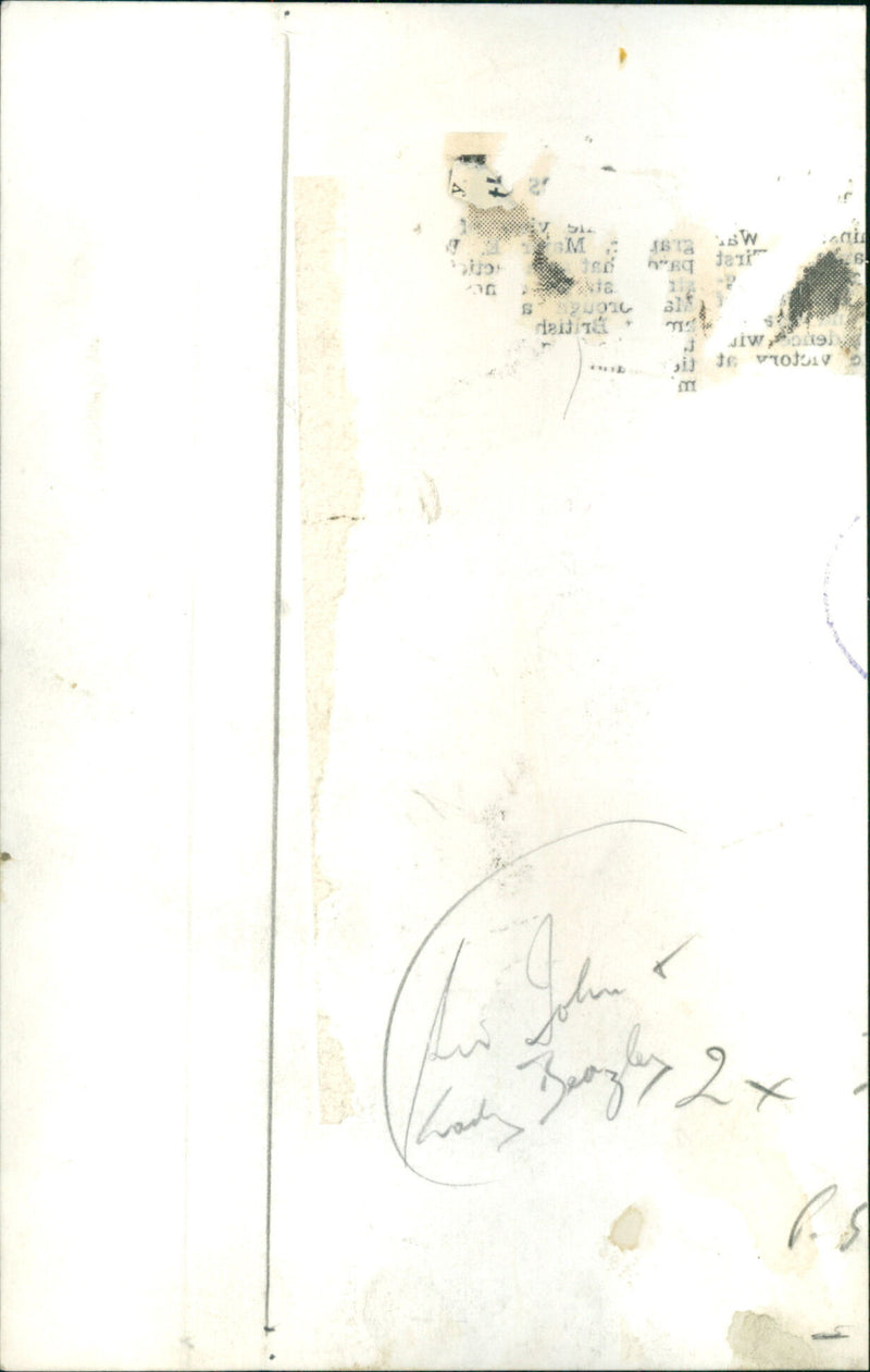 Lady Beazkey - Vintage Photograph