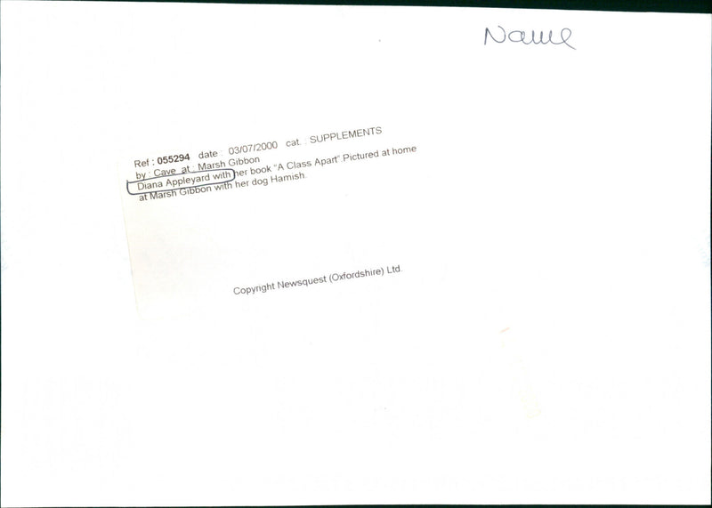 Diana Appleyard - Vintage Photograph