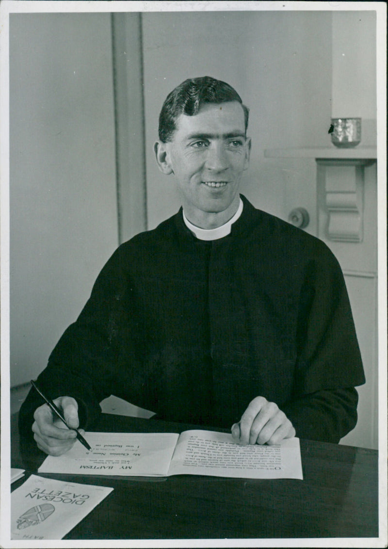 The Rev. Ian Beacham - Vintage Photograph