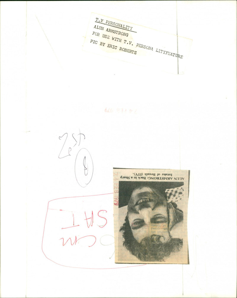 Alun Armstrong - Vintage Photograph