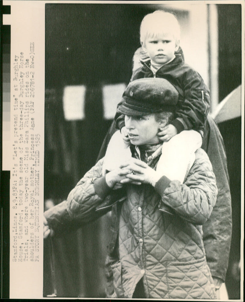 Princess Anne and her daughter - Vintage Photograph