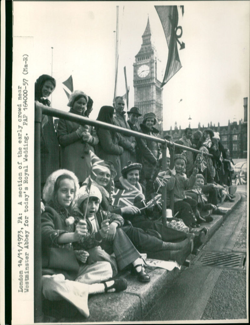 Princess Anne's Wedding - Vintage Photograph