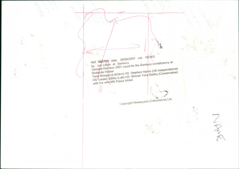 Tony Baldry - Vintage Photograph