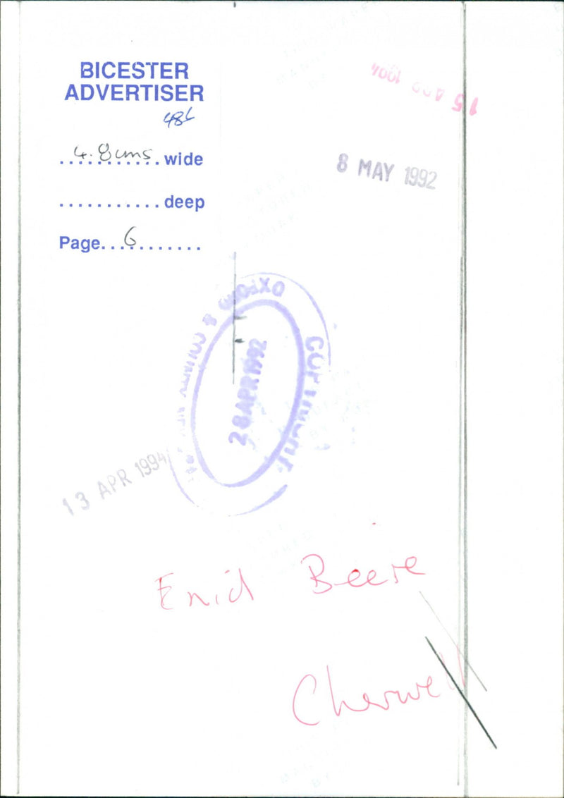 Enid Beere - Vintage Photograph