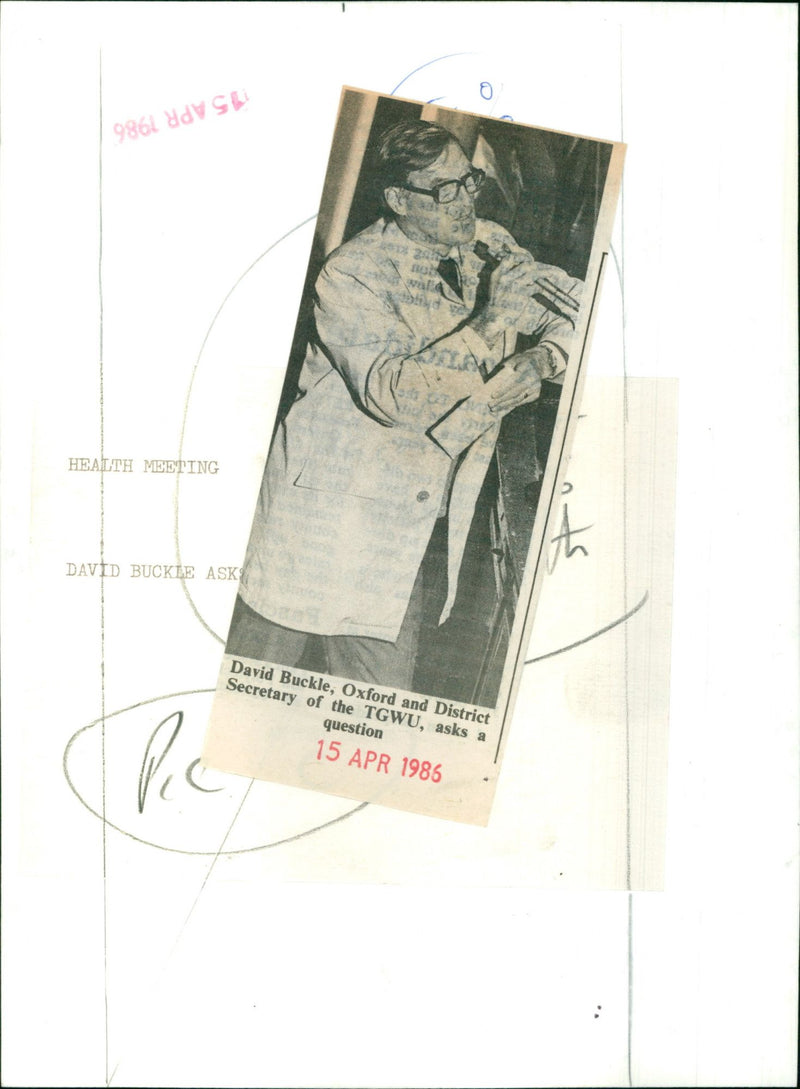 David Buckle - Vintage Photograph