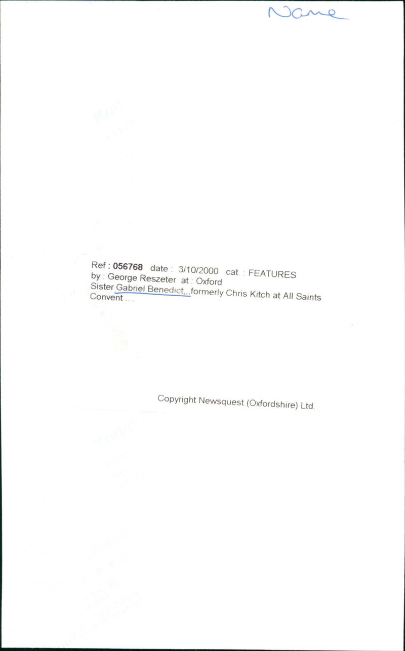 Gabriel Benedict - Vintage Photograph