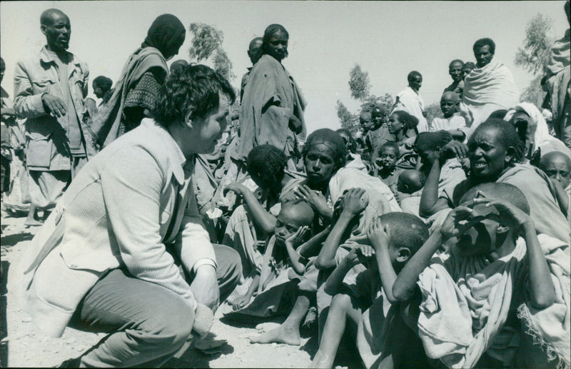 Tony Baldry in Ethiopia - Vintage Photograph
