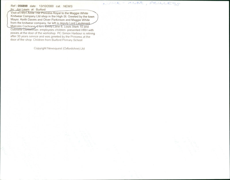 Princess Anne - Vintage Photograph