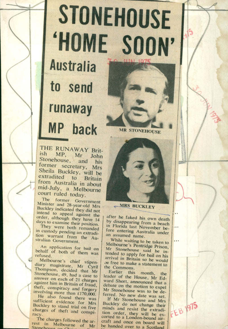 Sheila Buckley - Vintage Photograph