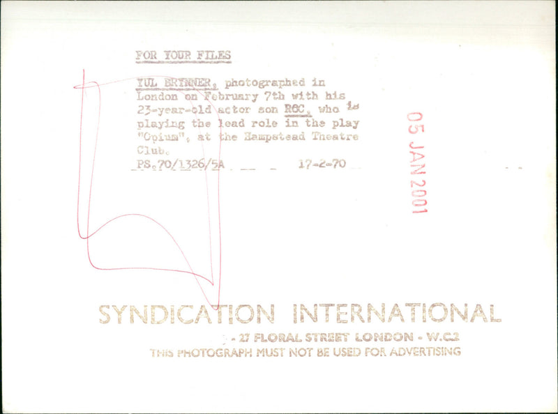 Yul Brynner - Vintage Photograph