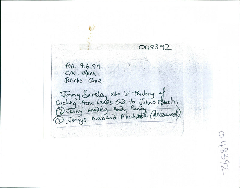 Jenny Barley - Vintage Photograph