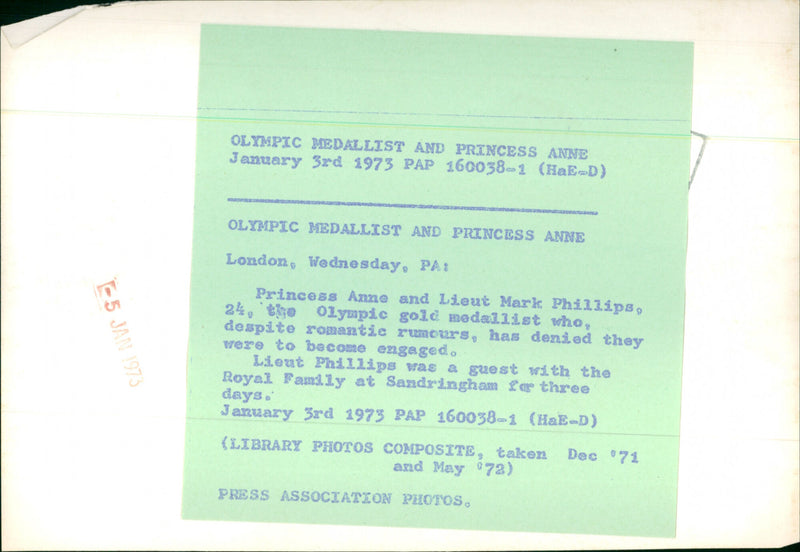 Princess Anne - Vintage Photograph