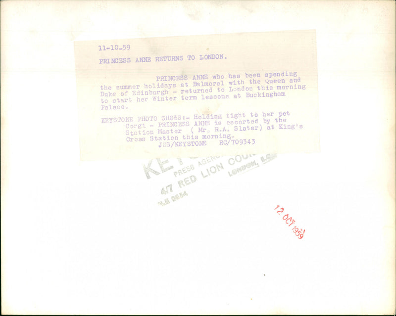 Princess Anne - Vintage Photograph