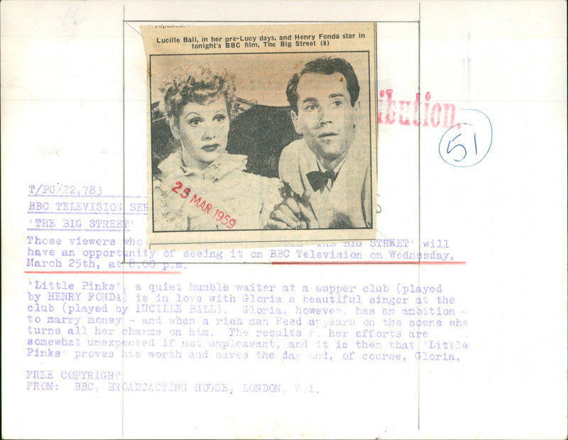 Lucille Ball - Vintage Photograph