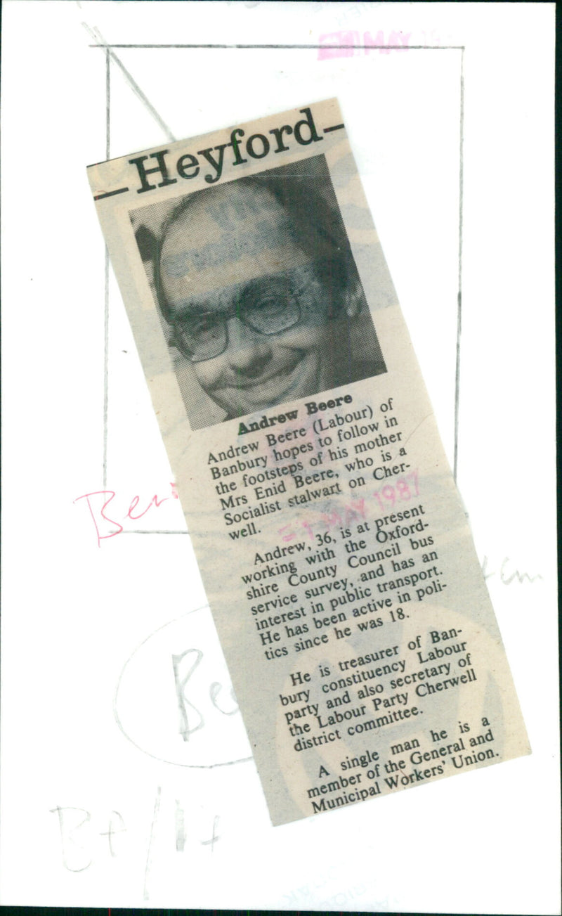 Andrew Beere - Vintage Photograph