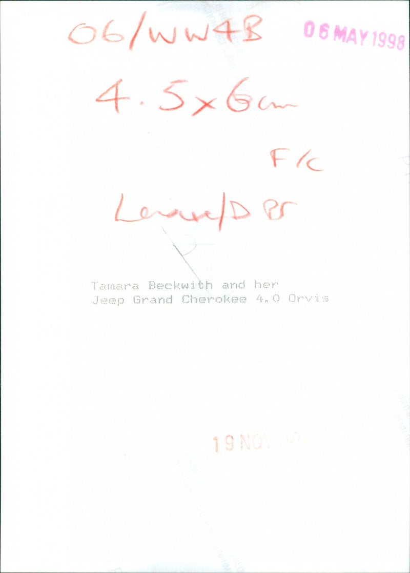 Tamara Beckwith - Vintage Photograph