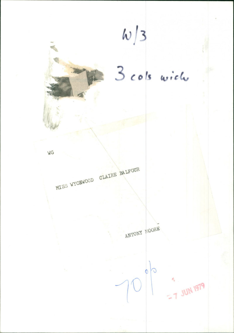 Claire Balfour - Vintage Photograph