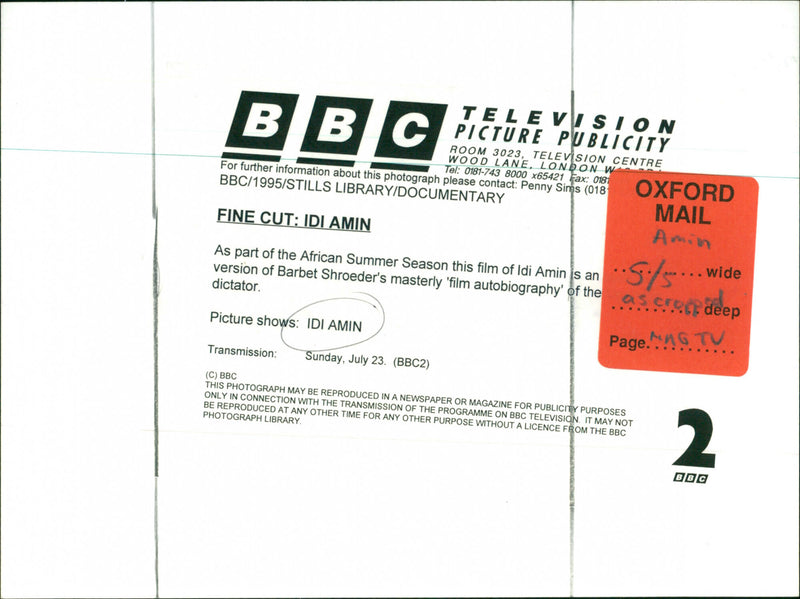 Idi Amin - Vintage Photograph