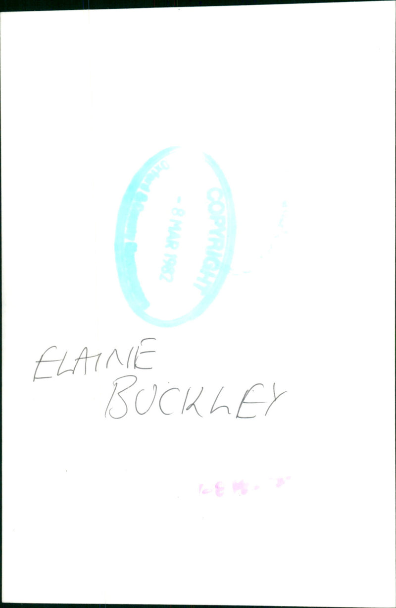 Elaine Buckley - Vintage Photograph