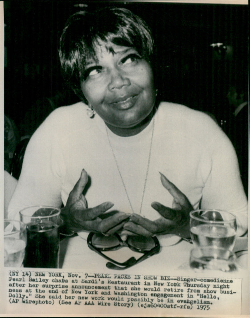 Pearl Bailey - Vintage Photograph