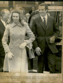 Captain Mark Phillips and Princess Anne - Vintage Photograph
